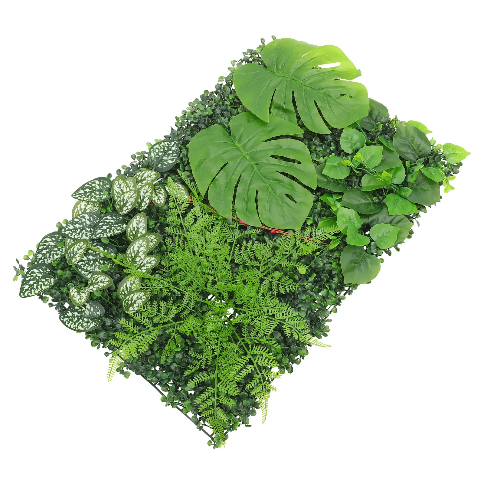 Plant Wall Panel Artificial Hedge Plant Decor Lifelike Realistic Design Easy Install for Hotel Lobby Retail Store Office Wedding