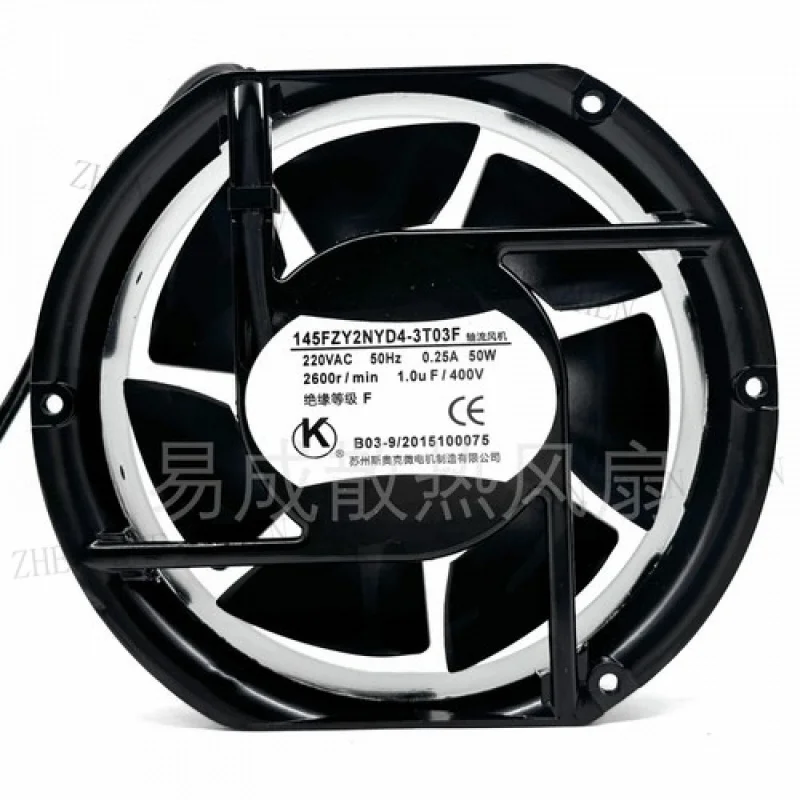 

1 шт. Вентилятор охлаждения 145FZY2NYD4-3T03F AC220V 50W