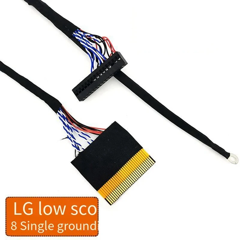 21PCS LVDS Screen Cable Kit With 5Pcs Cable Adapter 10-65 Inch Screen Repair FPC Screen Tester