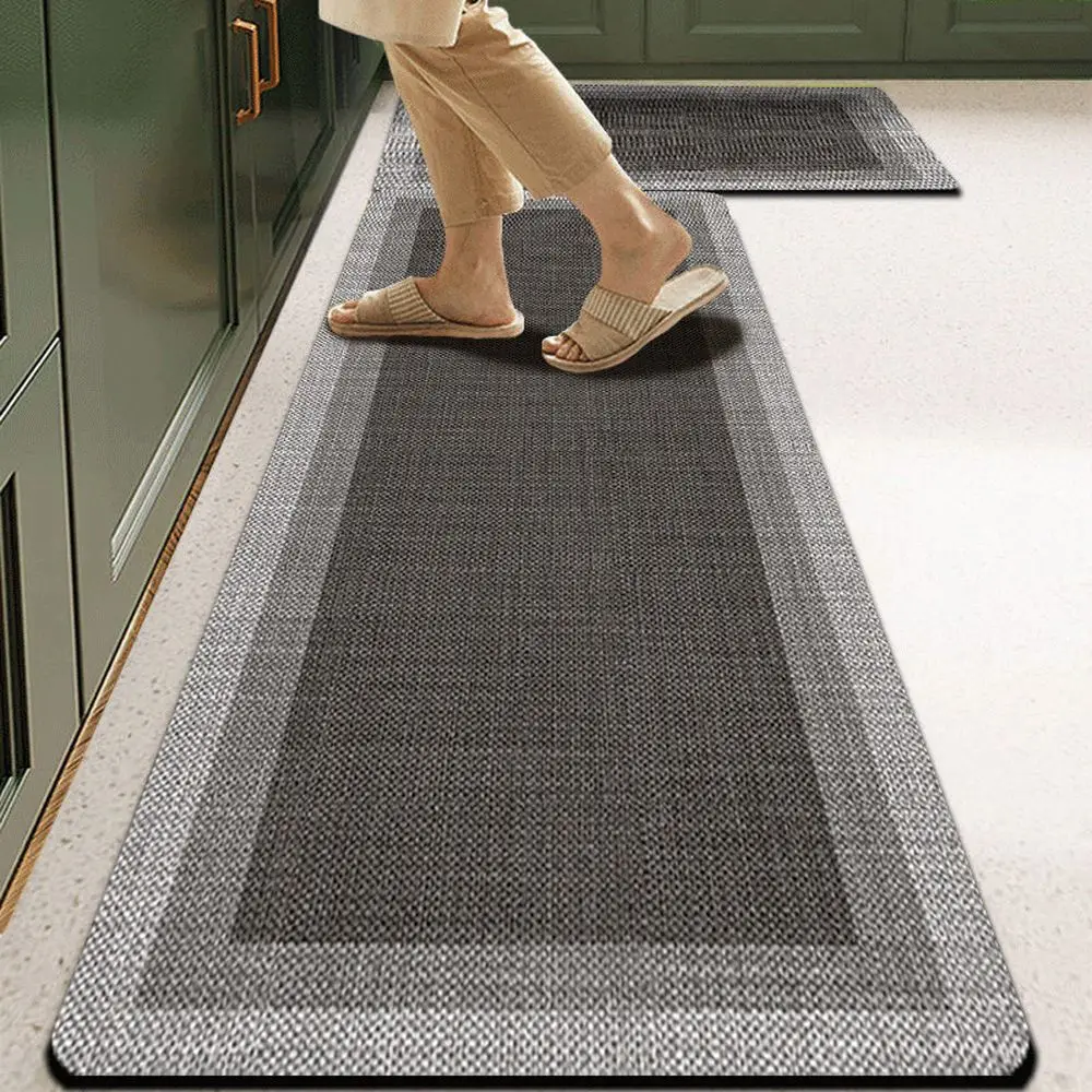 VIKAMA Laundry Room Crystal Velvet Carpet Water Absorbent and Easy to Clean Hallway, Dining Room, Kitchen Floor Mat Home Decor