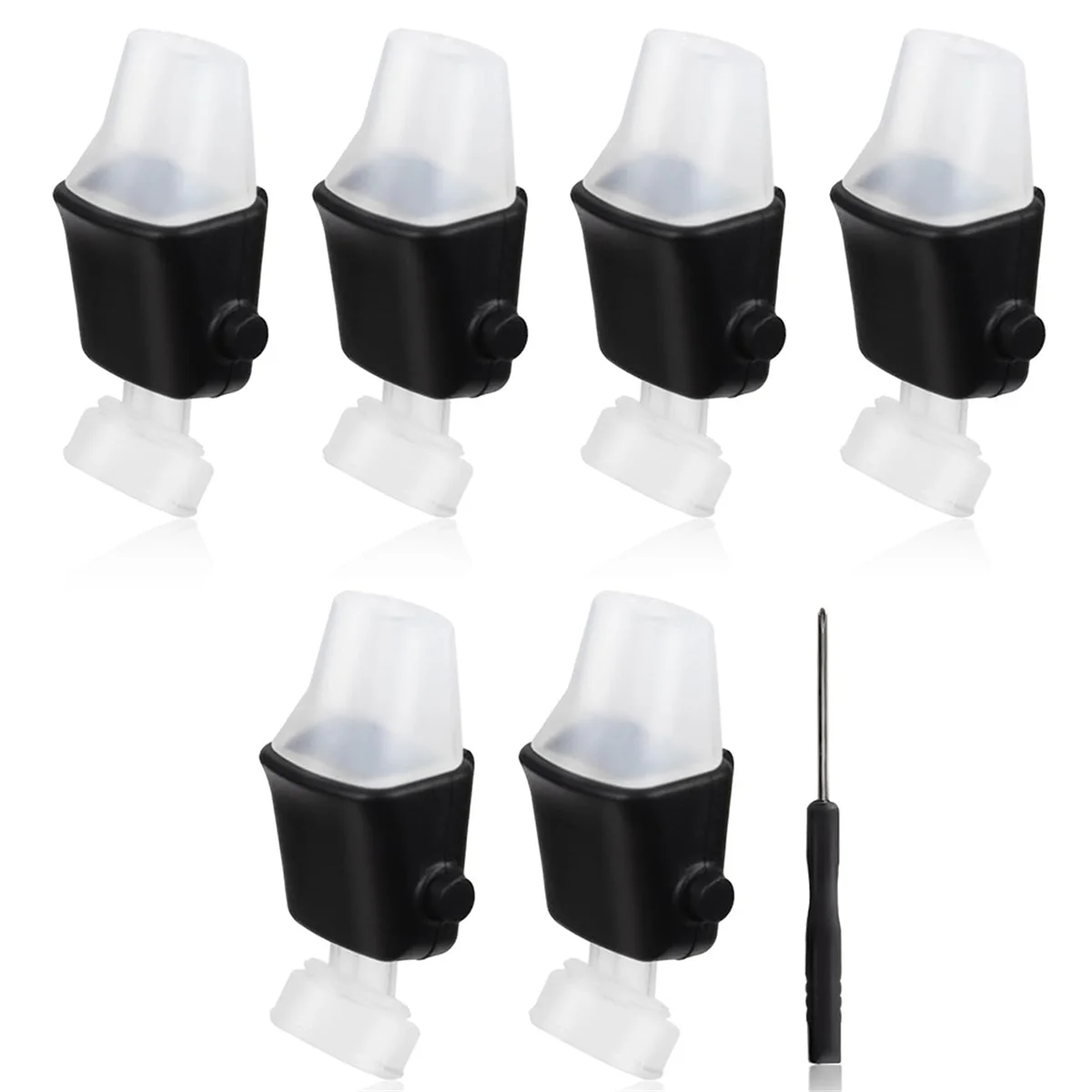 

6pcs Replacement Spout for Contigo,Soft Lids Replacement Parts Silicone Mouthpiece for Contigo Aubrey 14oz/20oz