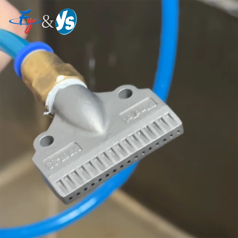 

1/4 Inch Male Thread Air Nozzle Air Knife Nozzle Stainless Steel 767 Blow Nozzle 16 Holes, For Cleaning, Drying, Cooling
