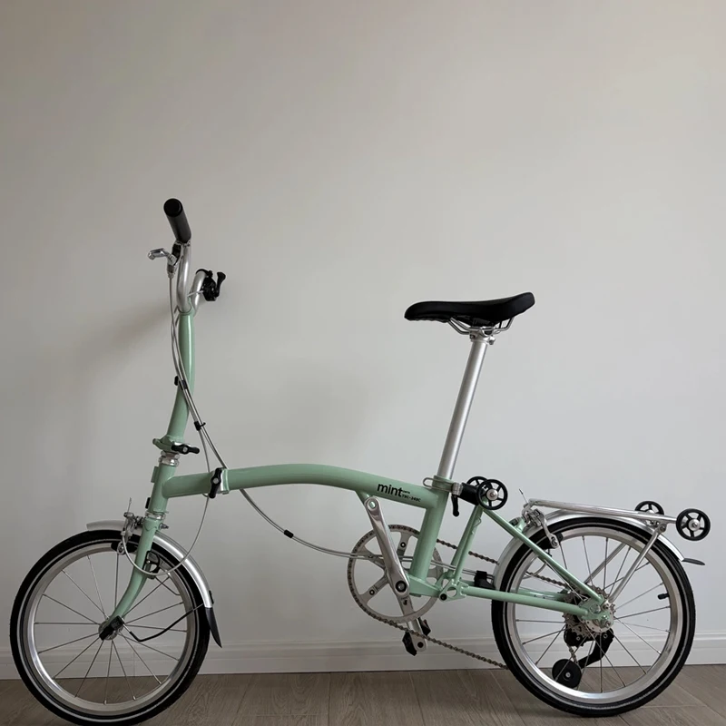 

MINT-T9C 16-Inch Three-Fold Bicycle / Mini 9-Speed City Commuter Bike / Outdoor Cycling Bike
