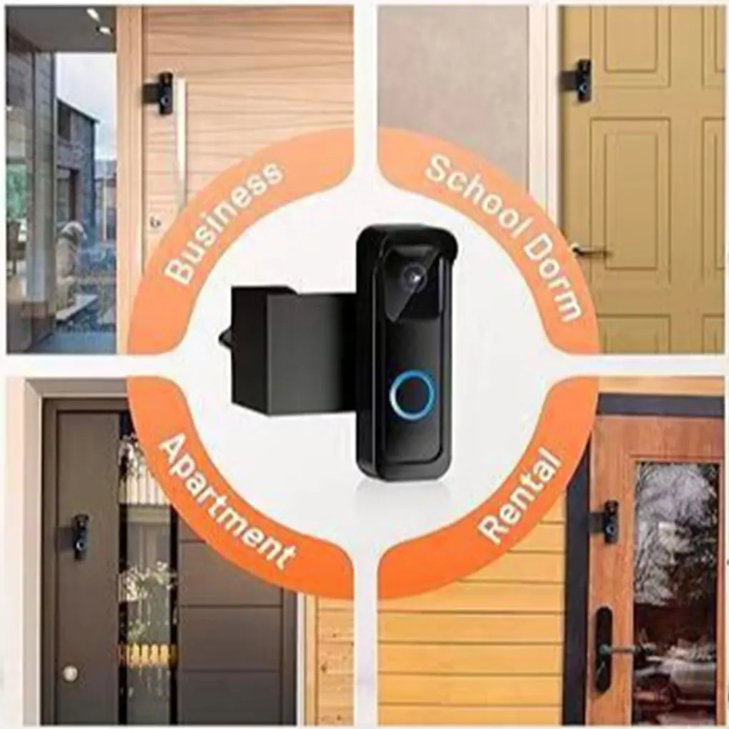 Anti-Theft Ring doorbell Mount no Drill Cover Holder Not Block Doorbell Sensor Easy to Install Compatible with Blink Video