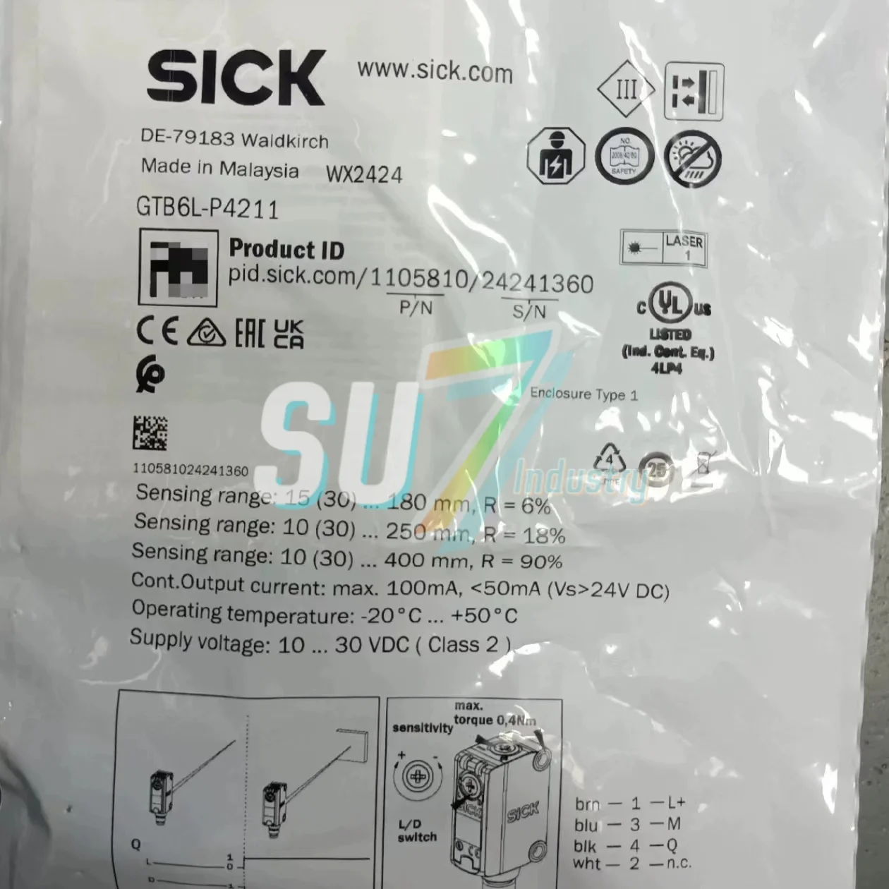 GTB6L-P4211   Photoelectric Switch   New original