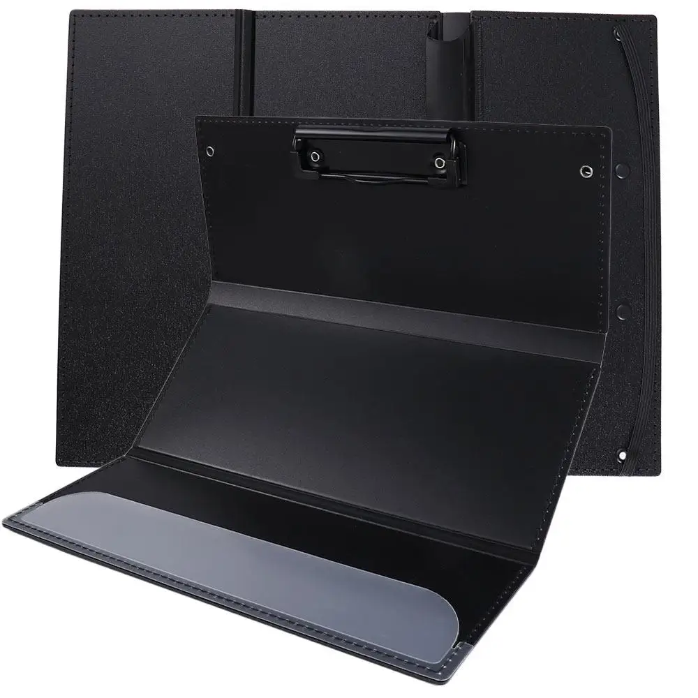 Portable School Foldable Nursing Clipboard 9.48 Inch For Nurses Clipboard Writing Board Storage Clip Board Folding Clipboard