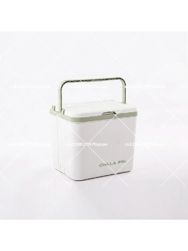 Portable Ice Storage Bucket, Outdoor Insulated Cooler Box for Camping Fresh-Keeping