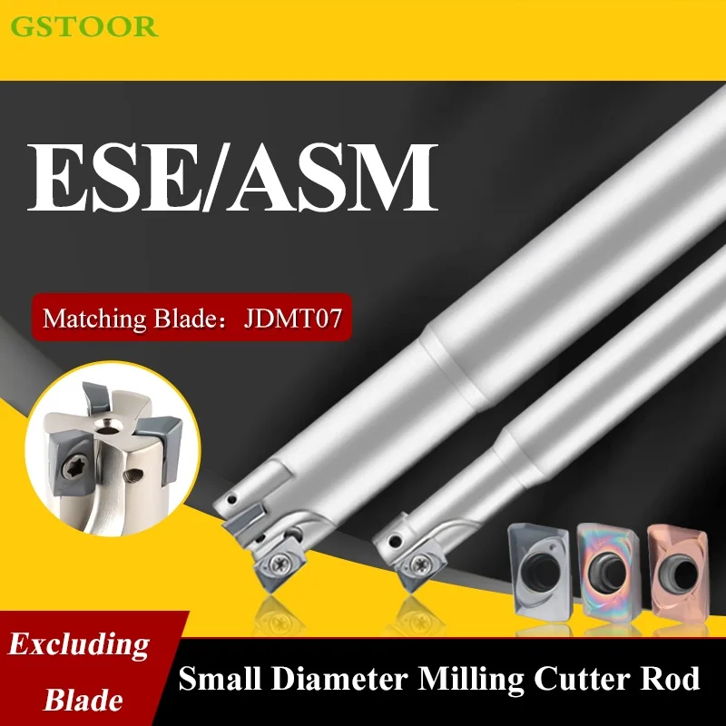 

ESE(ASM)-C10-08-100L-1T 10mm/12mm/14mm/15mm/16mm/18mm Milling Turning Toolholder CNC Lathe Cutter JDMT070204/08 Carbide Blade