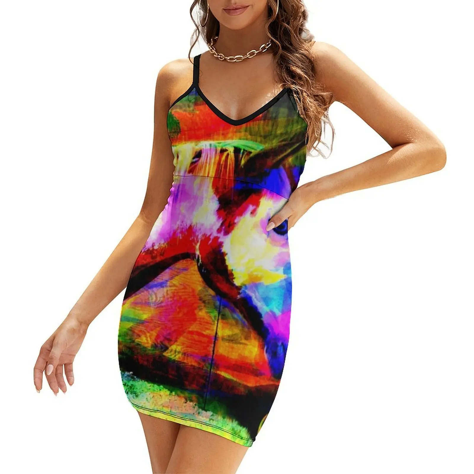 

The Painted Mare Sling Dress dresses korean style dress women summer 2025 luxury woman evening dress