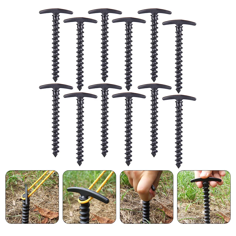 

Tent Pegs Outdoor Stakes Plastic Nail Camping Accessories Nails Snow Ground Heavy Duty Hooks