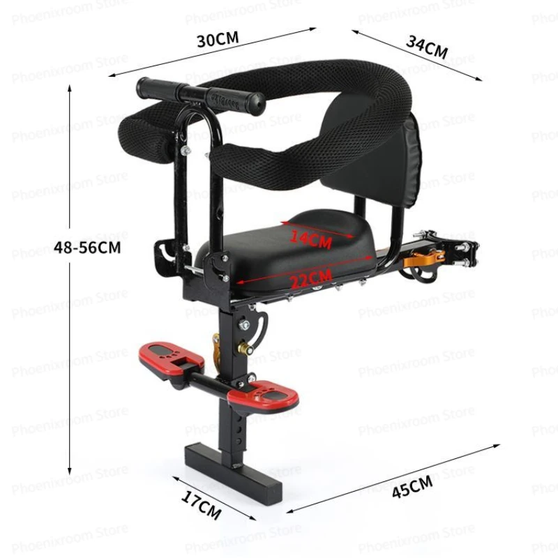 Skuter elektryczny fotelik dziecięcy poszerzona i pogrubiona poduszka pojazd elektryczny fotelik dziecięcy akcesoria do skuterów