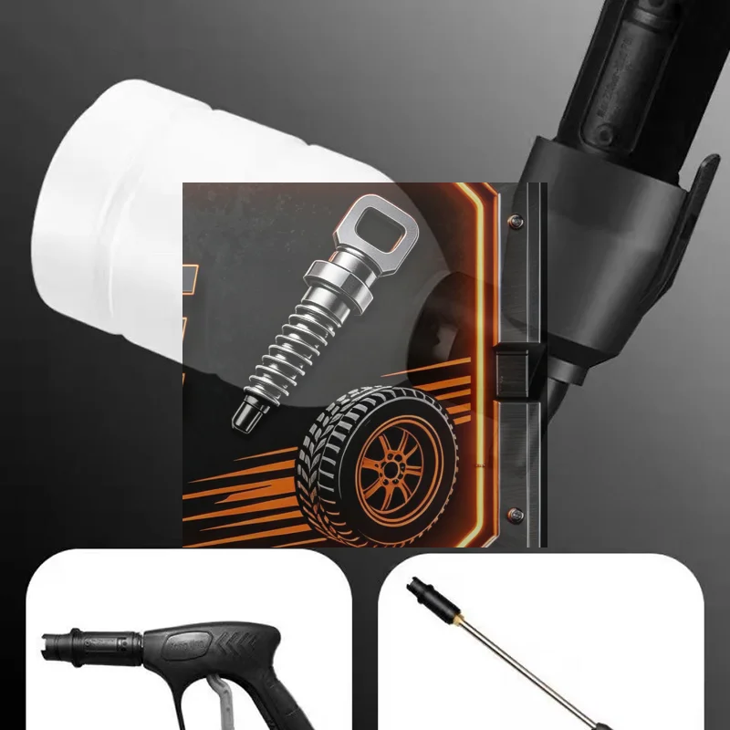 300ml Foam Lance Generator For Car Washing Yili Elitech Hitachi Interskol Adjustable Foam Pot For Pressure Washer Machine