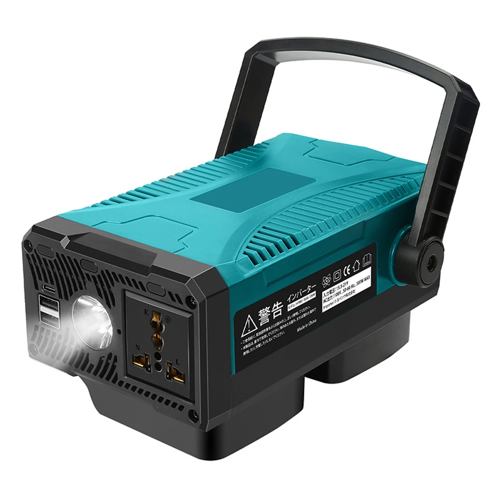 

Battery inverter, outdoor portable power tool charging inverter all-in-one machine, DC 18V/20V to 110V inverter improved type