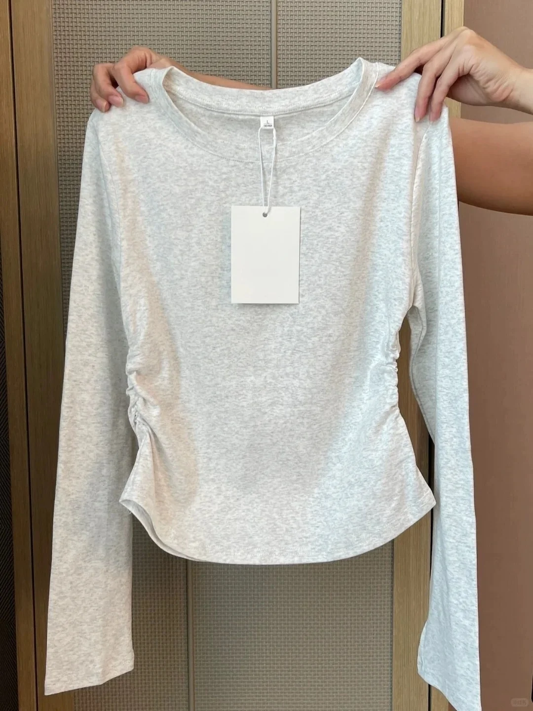 Slim Fit Long Sleeve round Neck Base Shirt Women plus Size Cotton 95% T-Shirt Inner Wear Casual Top Comfortable Breathable