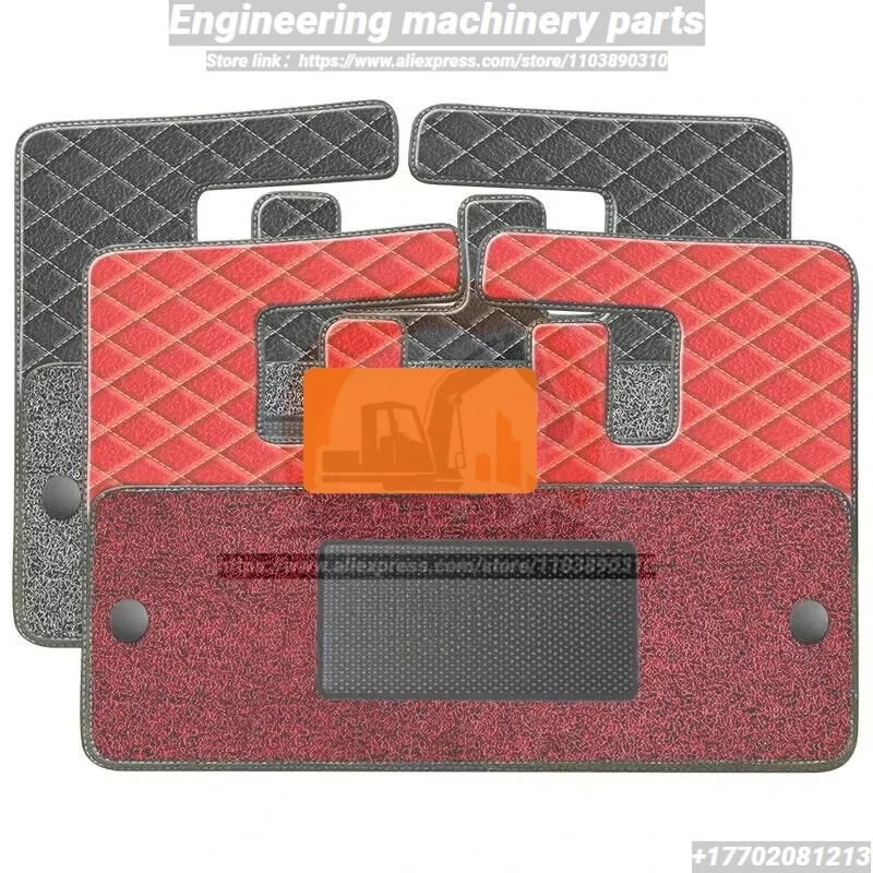 

For Xcmg Foot Pad Xe60/75/xe135/xe155/200/210/380 Excavator Cab Carpet Non-slip