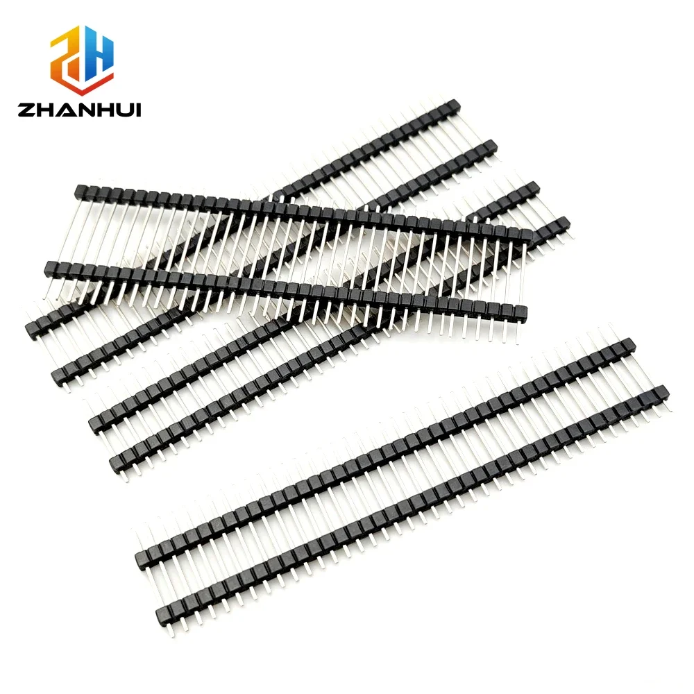 10pcs 2.54mm Single Row Double Plastic 1x2/3/4/5/6/7-40P PCB Board Spacer Male Pin Header Long 11.5/13/15/17/19/21/25/30mm