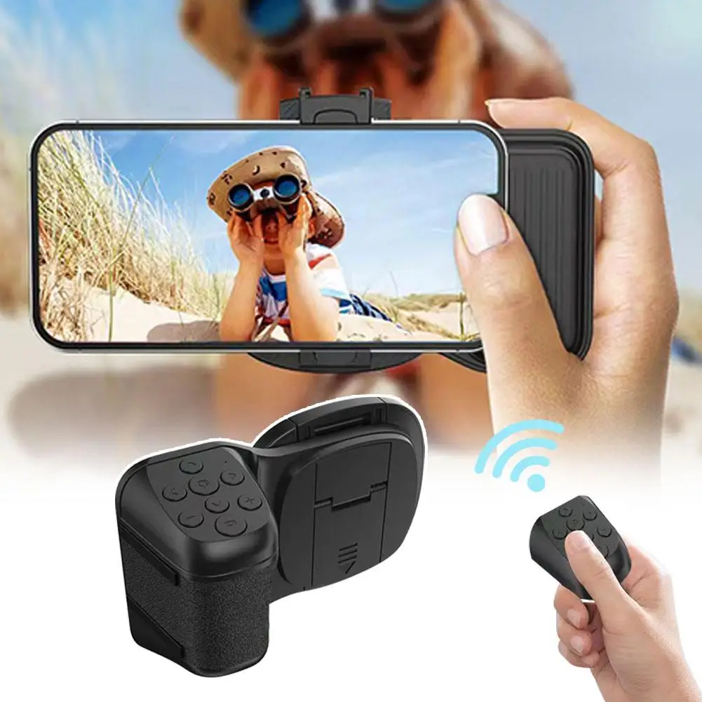 Telefon Griff Stabilisator Halter Shutter Telefon Filmen Griff Bluetooth Vlog Stabilisator Multi-funktion Handheld Selfie O4G6