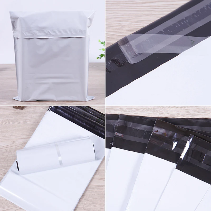 100Pcs/Lot Courier Bag Express Envelope Storage Bags Mailing Bags Self Adhesive Seal PE Plastic Pouch Packaging Shipping Bag