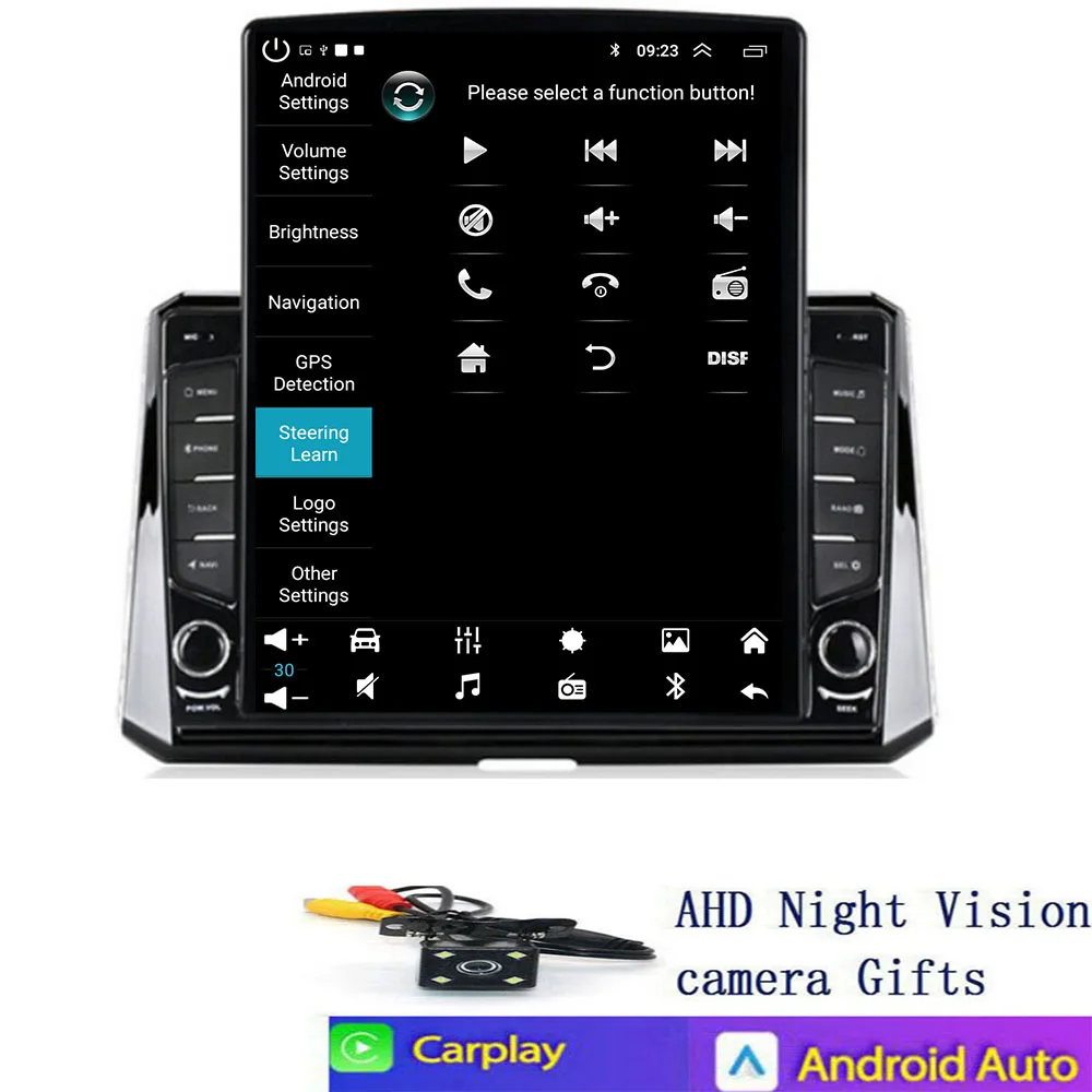 أندرويد 14 لتويوتا كورولا 2018 2019 2020 2021- 2030 راديو السيارة الوسائط المتعددة مشغل فيديو نافي نظام تحديد المواقع FM BT Carplay السيارات ستيريو DVD #6