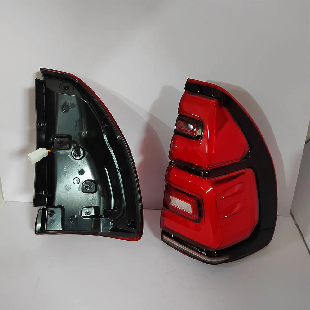 

Пара автомобильных светодиодных задних фонарей для Toyota LAND CRUISER PRADO FJ120 2002-2009 Lexus GX470 плавный поворотный фонарь