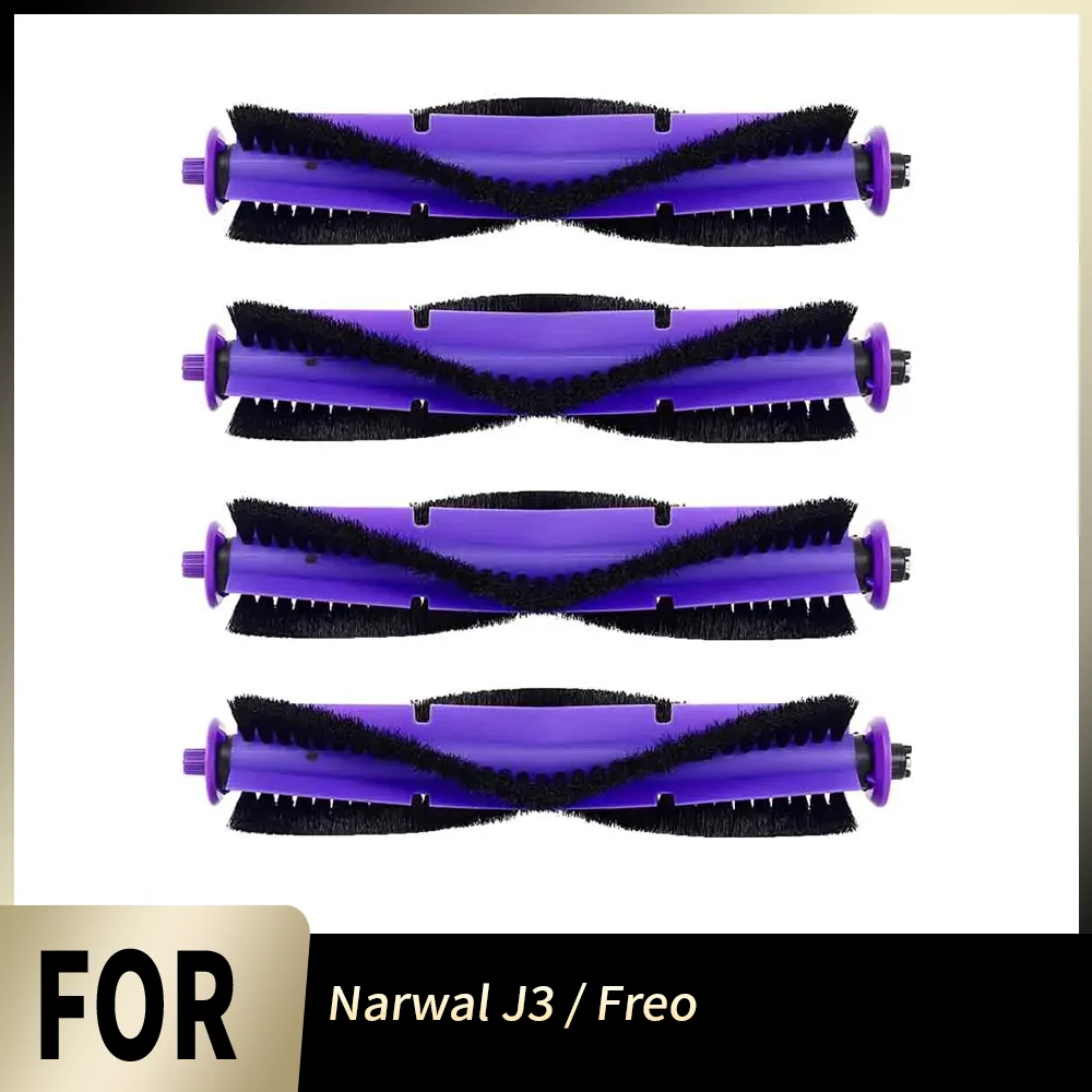 

Wear Resistant Roller Main Brush Attachment For Narwal Freo J3 Robot Vacuums Easy Install Durable Brush Guard Accessory Parts