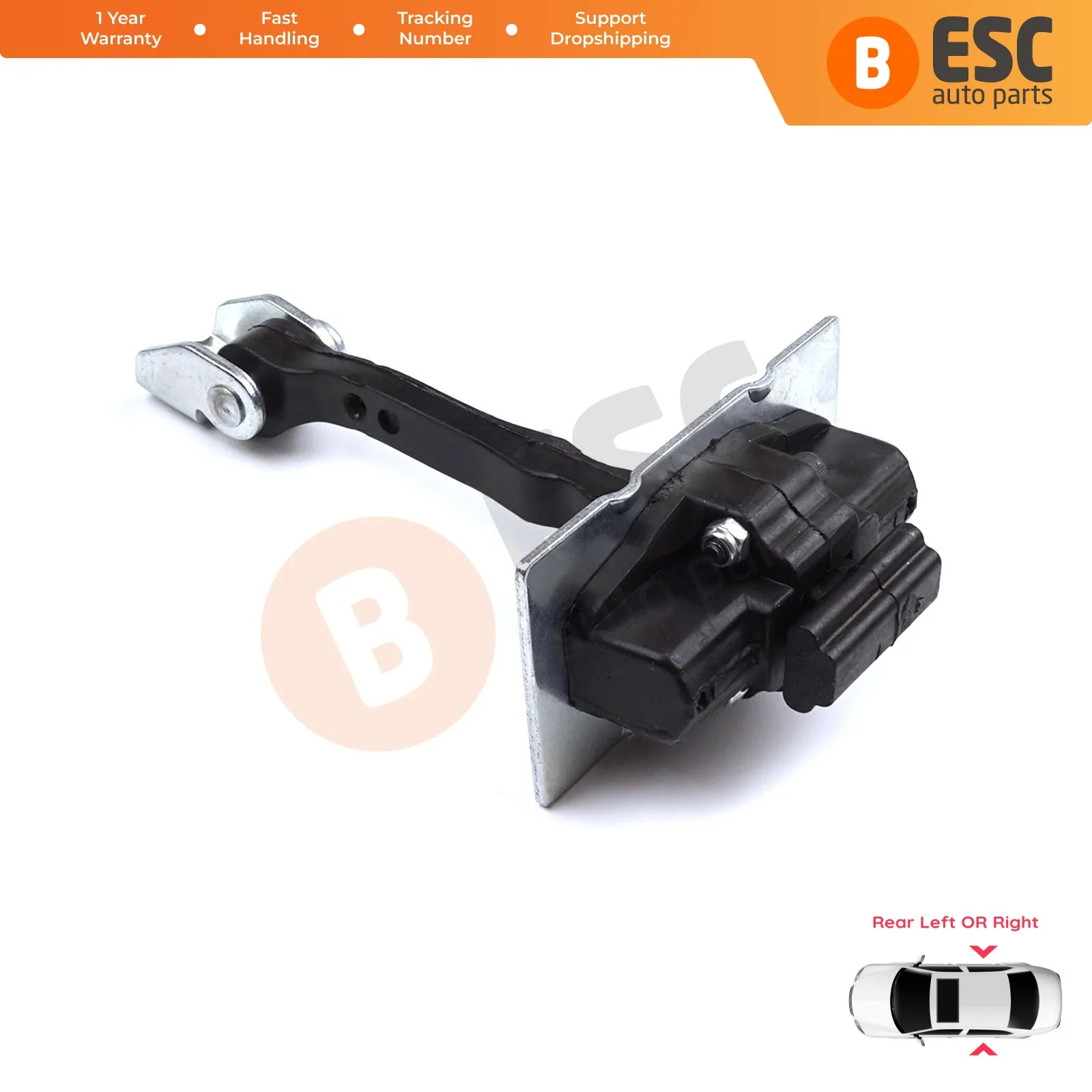 

EDP943 Rear Left OR Right Door Catch Hinge Brake Stop Check Strap Limiter 9677467280 for Peugeot 308 MK2 2013-2021 4/5 Door