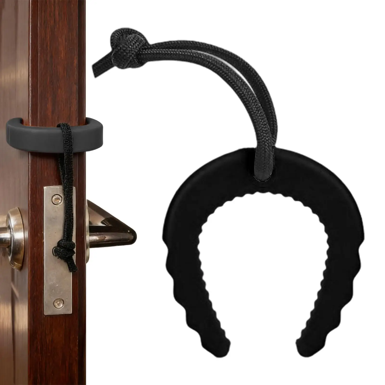 

4 шт. портативных клиновидных дверных стопоров, защитный замок-буфер, дверные упоры в форме буквы C, защита от защемления пальцев, защита от ударов дверью для детей