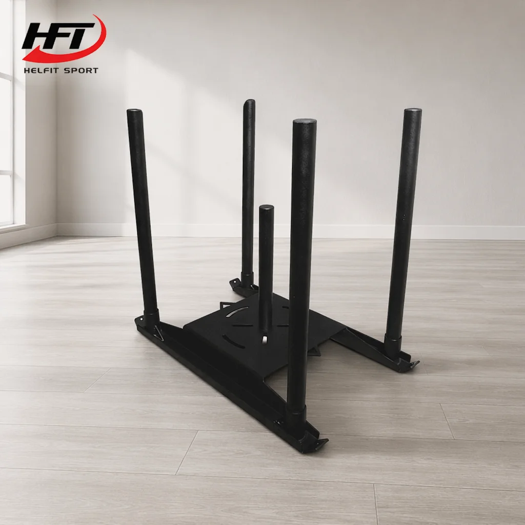 Premium Heavy Duty Commercial Gym Crossfit Strength Training Multi Peg Push Pull Weight Sled