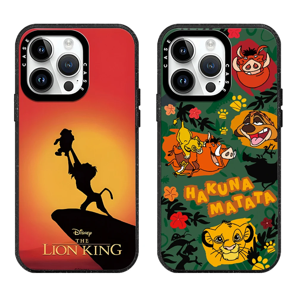 

Disney The Lion King Simba Acrylic Phone Case With MagSafe For iPhone 16 15 14 13 12 11 Pro Max Plus Drop-resistant Back Cover