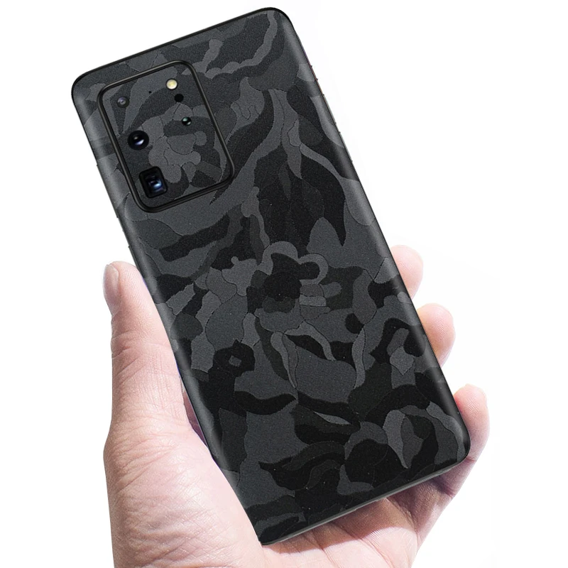 3D Camo Crocodile Snake Wrap Skin Phone Back Paste Sticker For SAMSUNG Galaxy S22 Ultra S21+ Note 20 10 Lite S20 Plus S20 FE