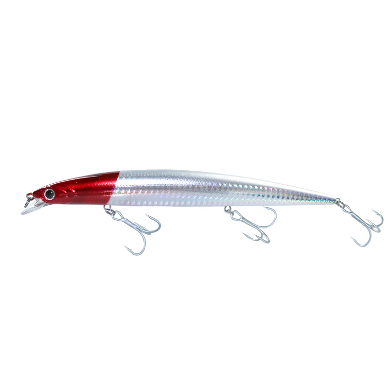 175F Ultra Long Casting Floating Wobbler Minnow Hard Bait 175mm 26g Flounder Sea Bass Saltwater Sea Fishing Lure profonditร 10-90cm