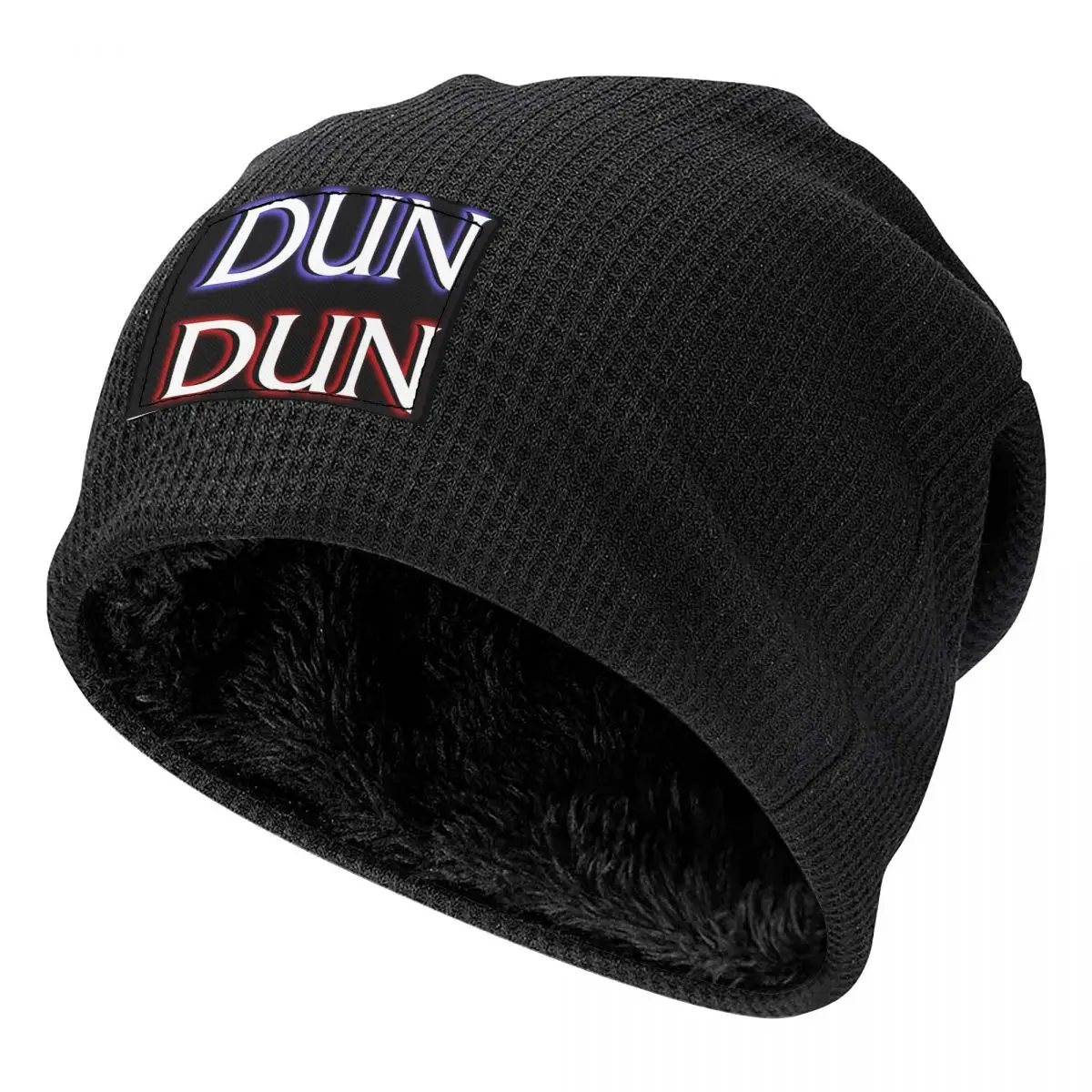 Dun Dun Meme (Law, Order, Parody) Men Women Adult Beanies Caps Fleece-Lined Bonnet Hat Warm Autumn Winter Outdoor Skullies Hats