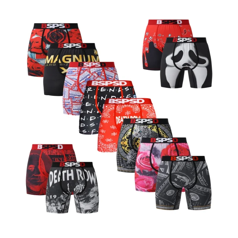 

Mans Breathable Boxer Briefs Quick Dry Soft Underwear Comfortable Stretch Polyester Boxershort Daily Wear Men Boxers Panties