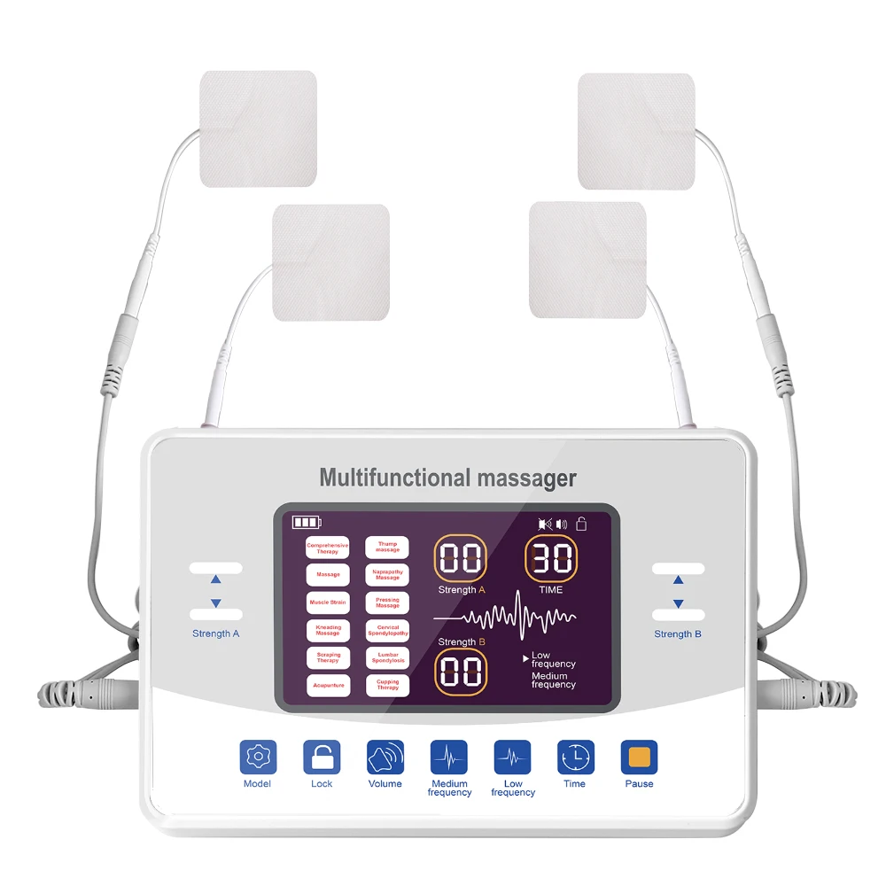 Electric Muscle Stimulator Full Body EMS Tens Massager Acupuncture Therapy Massage Digital Meridian Therapy Slimming Machine