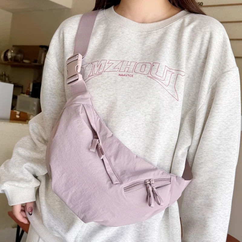 

Fashion Y2k Aesthetic Casual Crossbody Chest Bags Men Women Vintage All Match Hobo Bag All Match Simple Trendy Shoulder Handbags