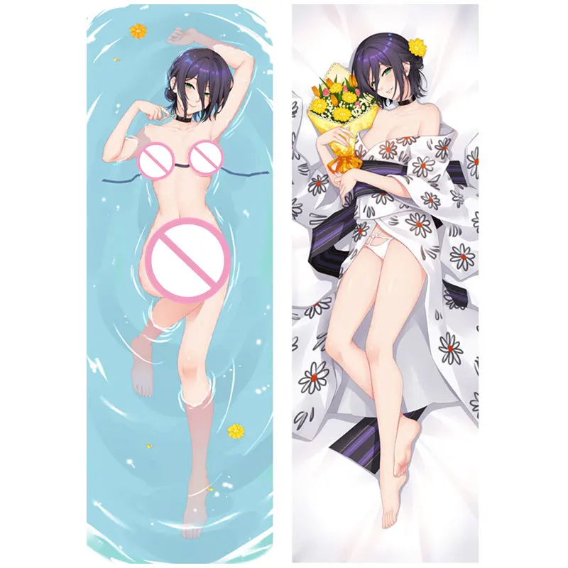 Uncensored 18 Sexy Anime Chainsaw Man Reze Makima 3D Dakimakura Case Body Hugging Pillow Cushion Covers For Otaku Brithday Gifts