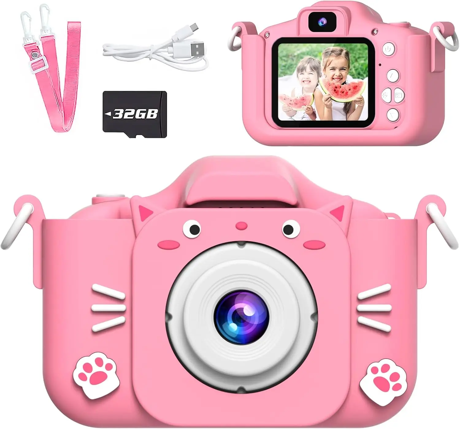 Yuyongr  Camera, Toys for Ages 3-7, Camera for Kids, Present for 3 Years+ Old Girls