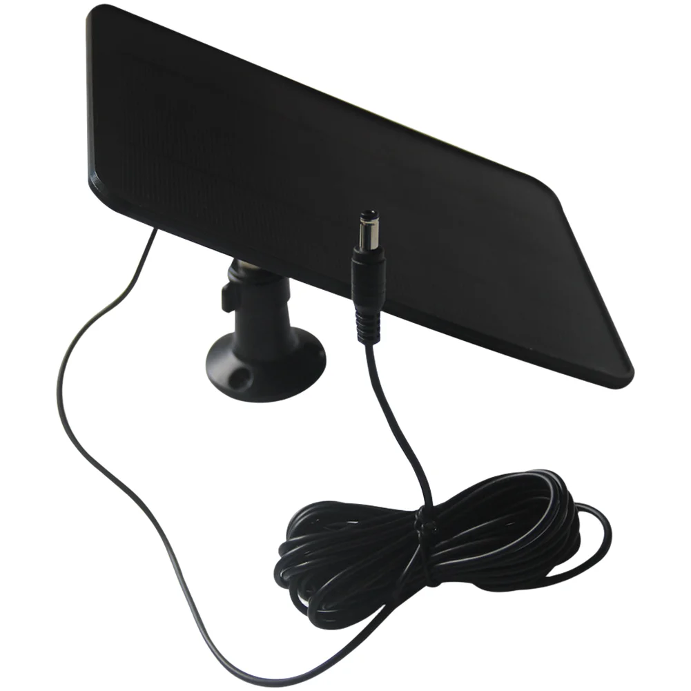 6W Solar Panel Charger Compatible with For ring Doorbell Outdoor Security Cameras DC5521 5V 5M Cable Lightweight 191g