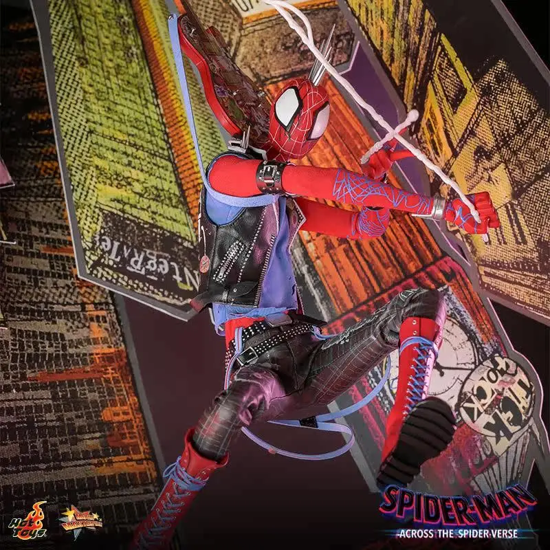 Hot Toys Spider Man Across The Spider Verse Spider Punk 1:6 Scale Collectible Action Figure Toys Room Decoration Holiday Gifts