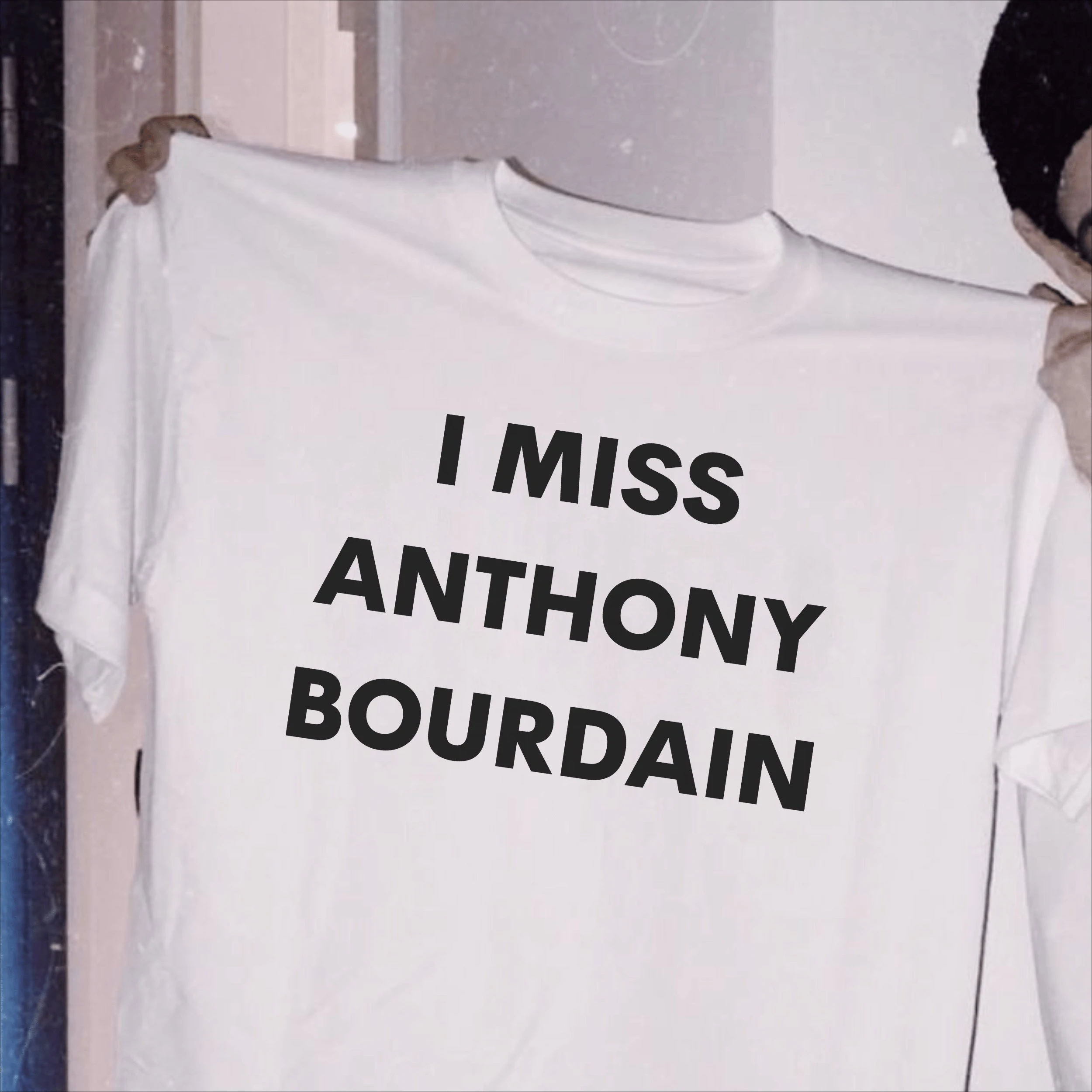 Retro I Miss Anthony Bourdain Graphic Cotton TShirts Men Women Fashion Sports T-shirt Cotton Oversized Casual Short Sleeve Top