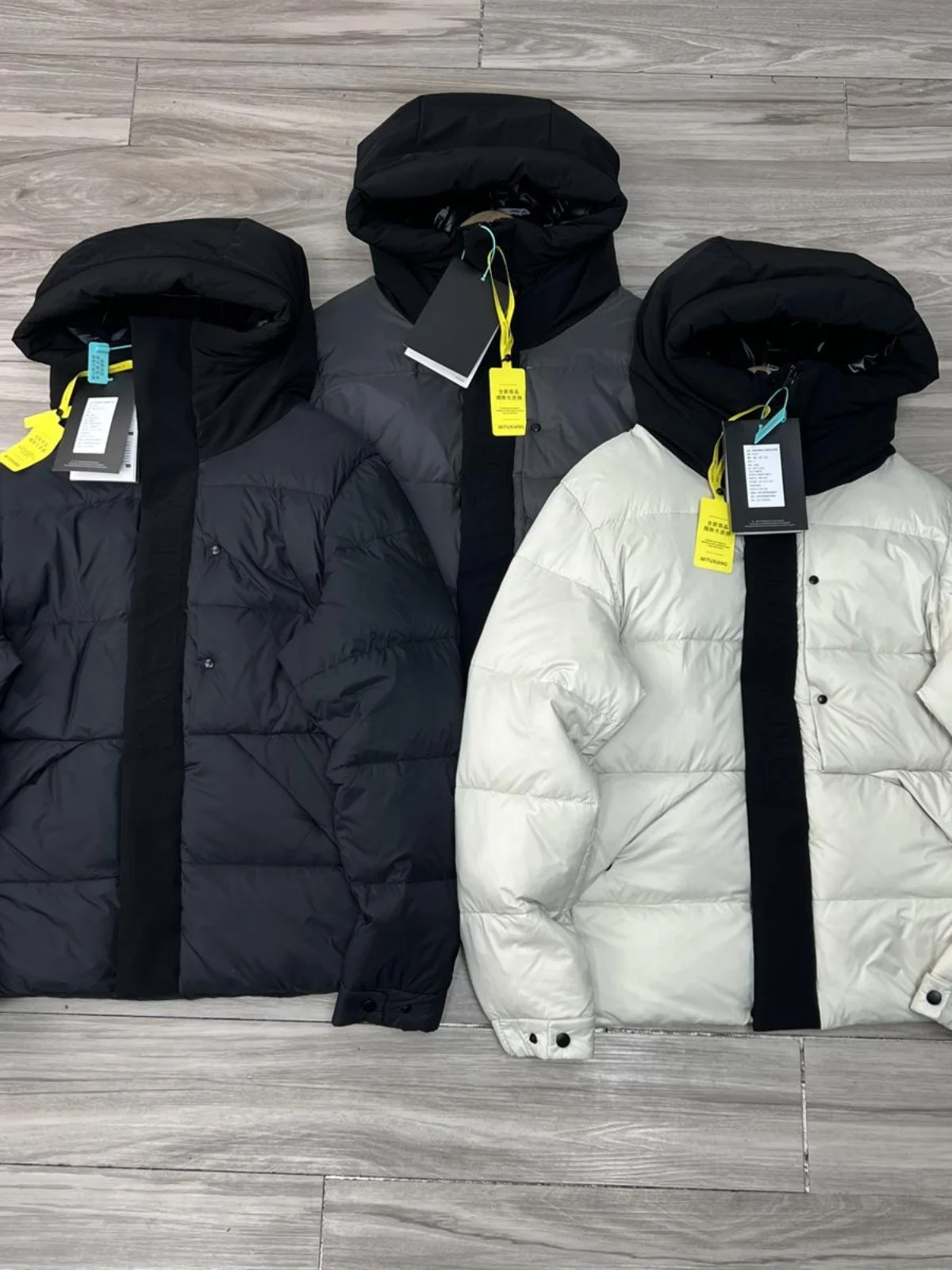 

High Lo 90 White Du down Hooded Puffer Jaet Men's Women's Autumn Winter Anti-Cold Outerwear Trendy Youth Casual Sle