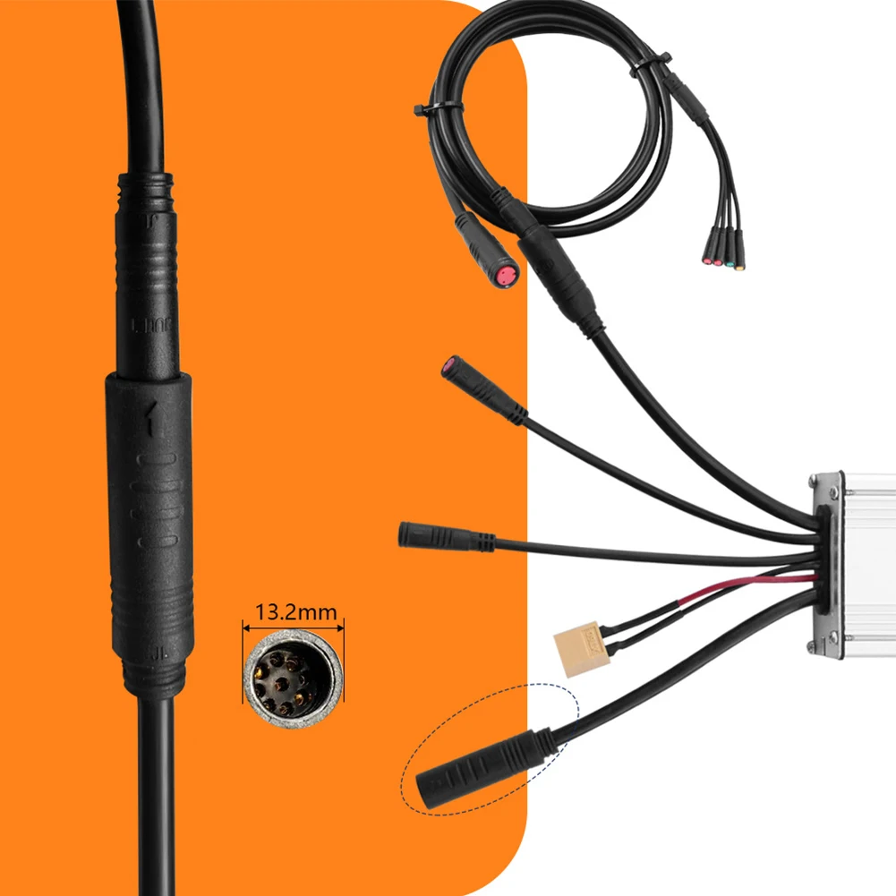 

250W E Bike Brushless Controller 15A for 36V/48V with 1T5 Cable Designed for Optimal Performance and Low Malfunction