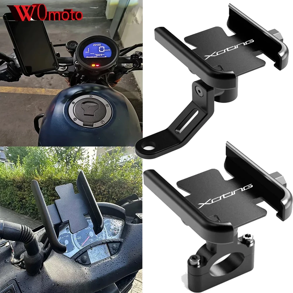 

For KYMCO XCITING 125 250 300 350 400 500 K-XCT Hot Deals Motorcycle Accessories Handlebar Mobile Phone Holder GPS Stand Bracket