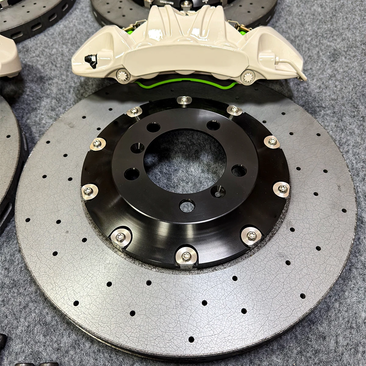 GT3 Front 6 Rear 4 Piston Brake Caliper Carbon Ceramic Brake 400/380mm Suitable for Porsche  991 992  Carrera S/GTS Turbo S RS