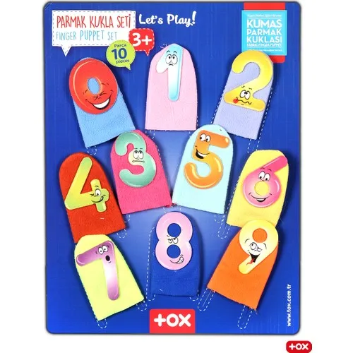 Tox Numbers 10 Piece Finger Puppet