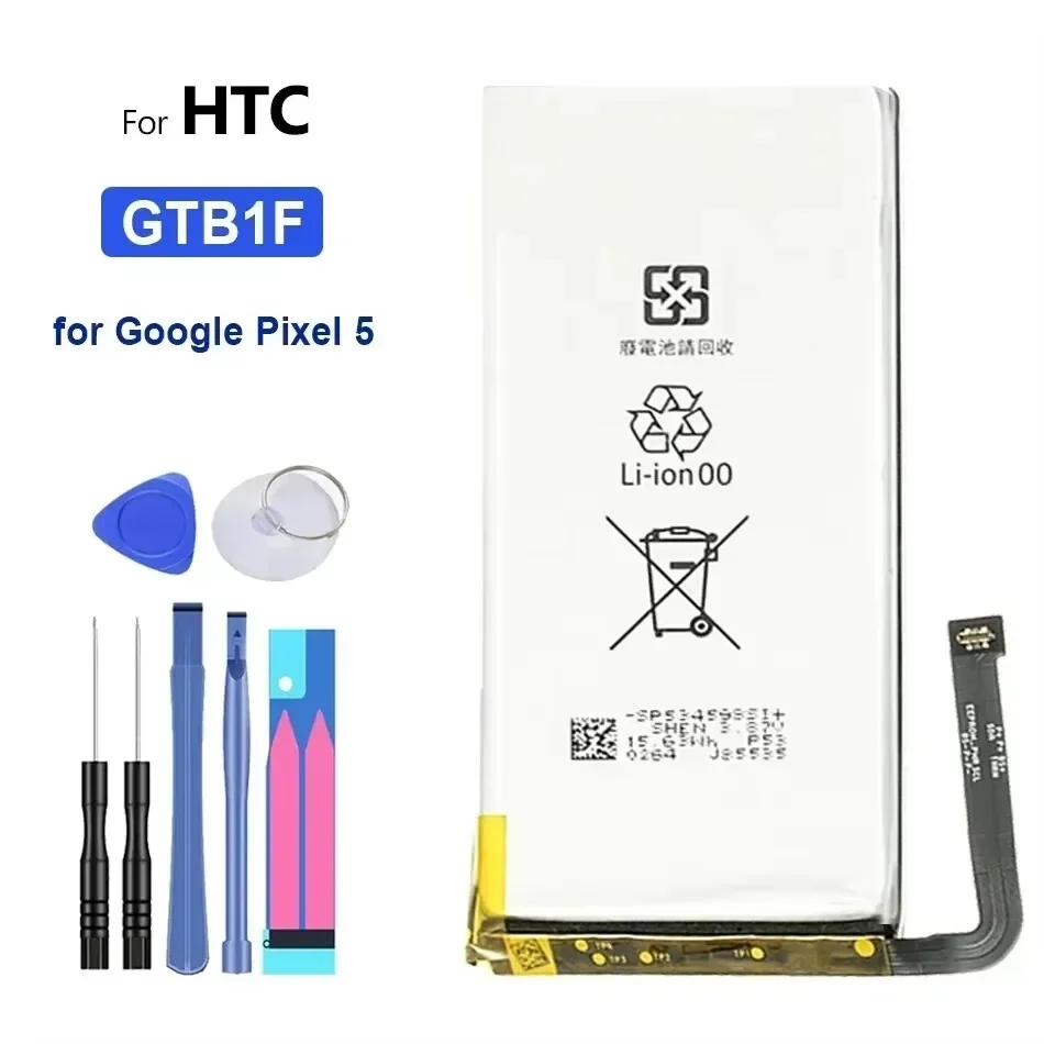 3800mAh-4800mAh Battery G27FU G025A-B GTB1F For HTC Google Pixel 5A 5XL 5X 5 Big Power Bateria