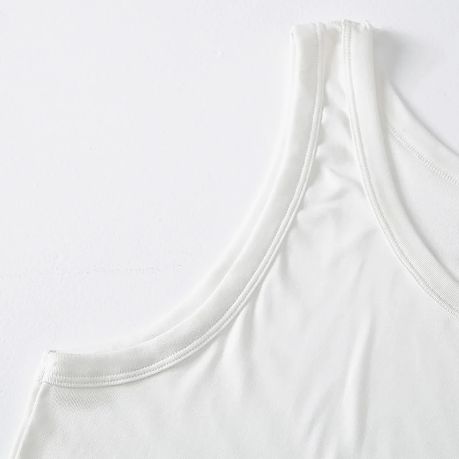1/3 Stück Herren Four Seasons Schwarz und Weiß klassische Farbe Basic Weste Übergröße Jugend Sport und Freizeit Laufen Joker Bottoming – Detail 9