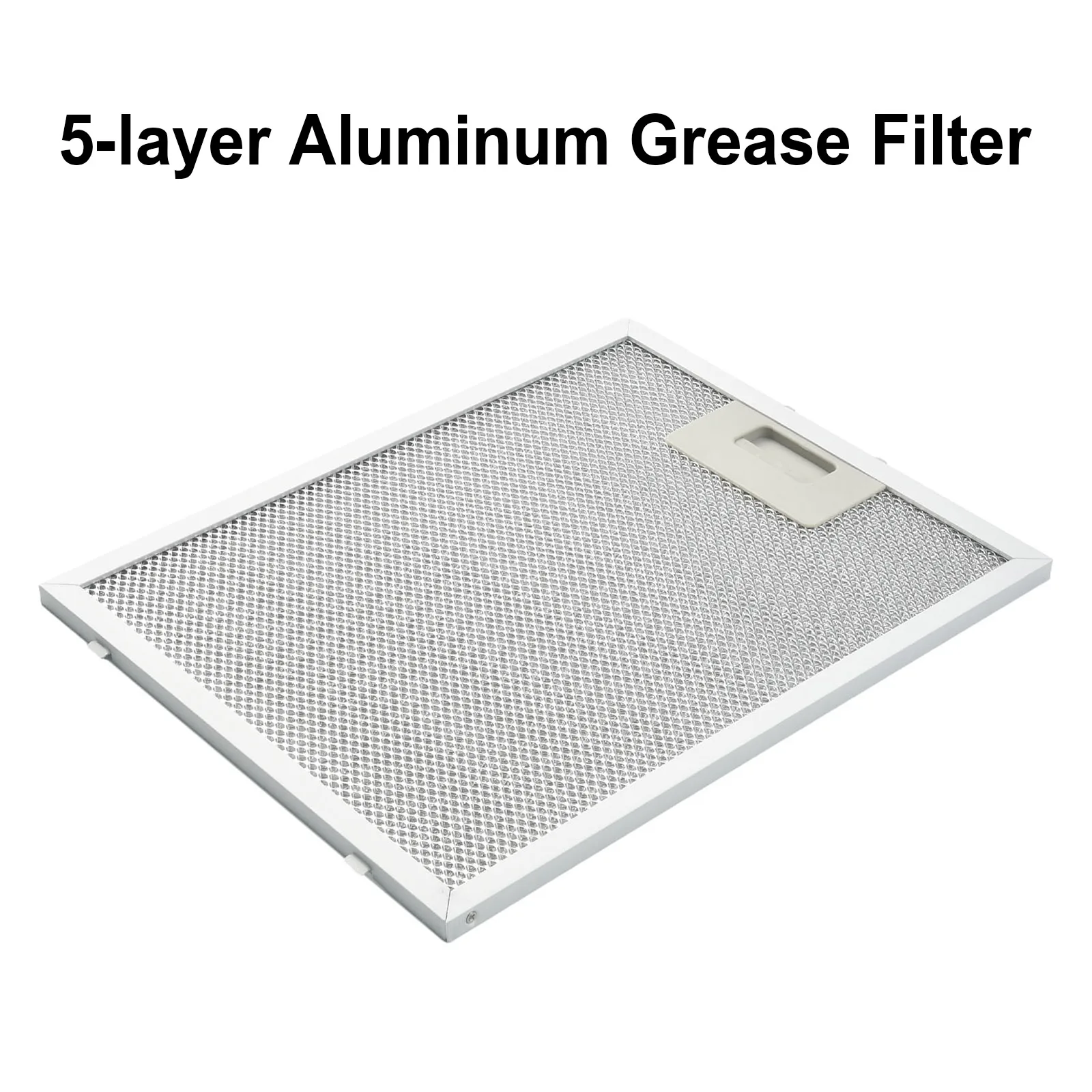 1x Silver Cooker Hood Filters Metal Mesh Extractor Vent Filter 300 X 240 X 9mm Kitchen Range Hood Stainless Grease Filter