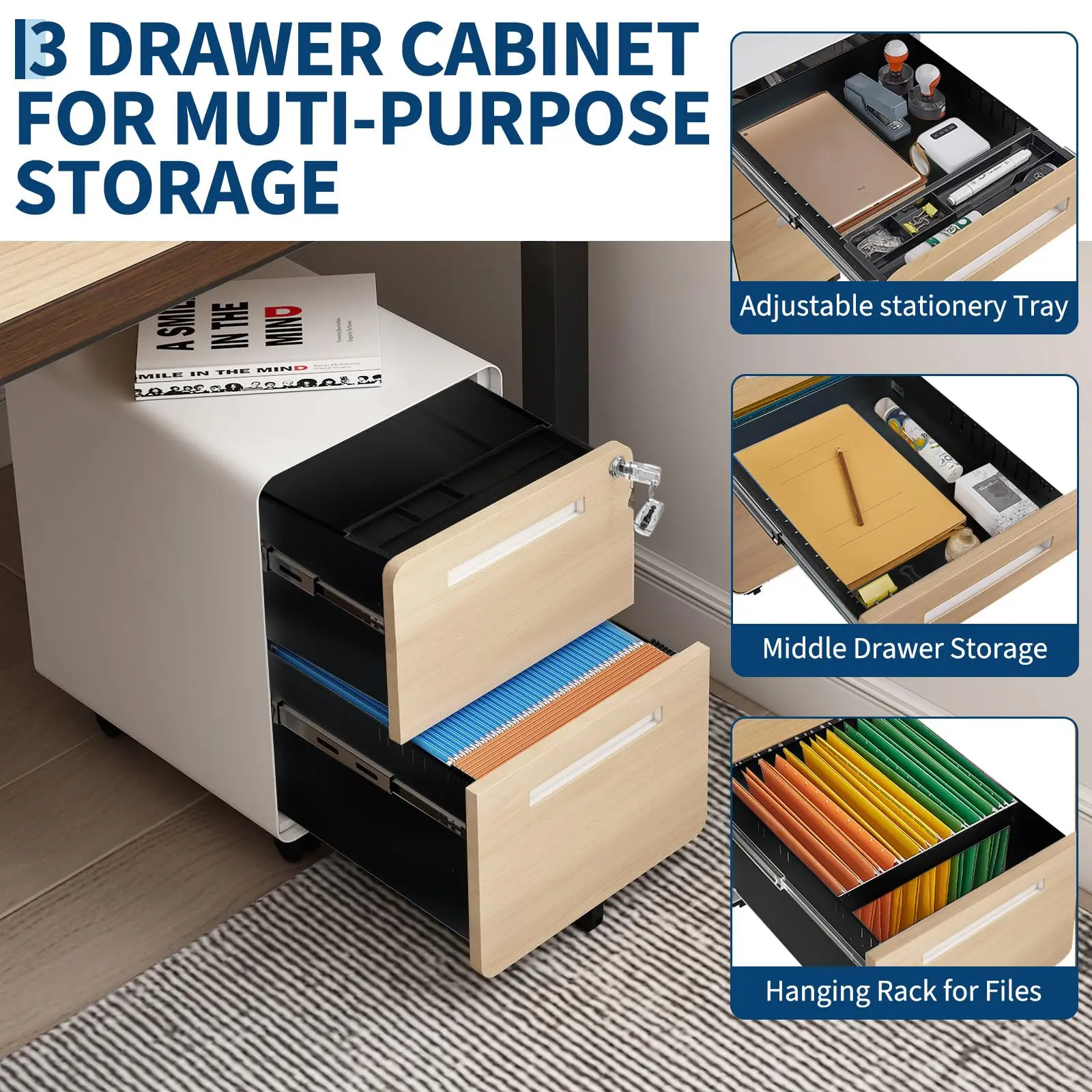 Thumbnail 3 - #5 Latest Metal Filing Cabinets Offers