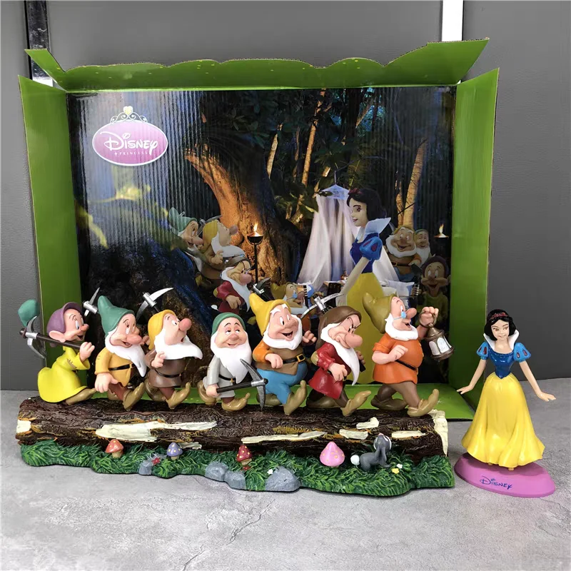 

New Disney Action Figure Snow White And The Seven Dwarfs Toy Doll Collection Model Christmas Birthday Halloween Friends Toy Gift